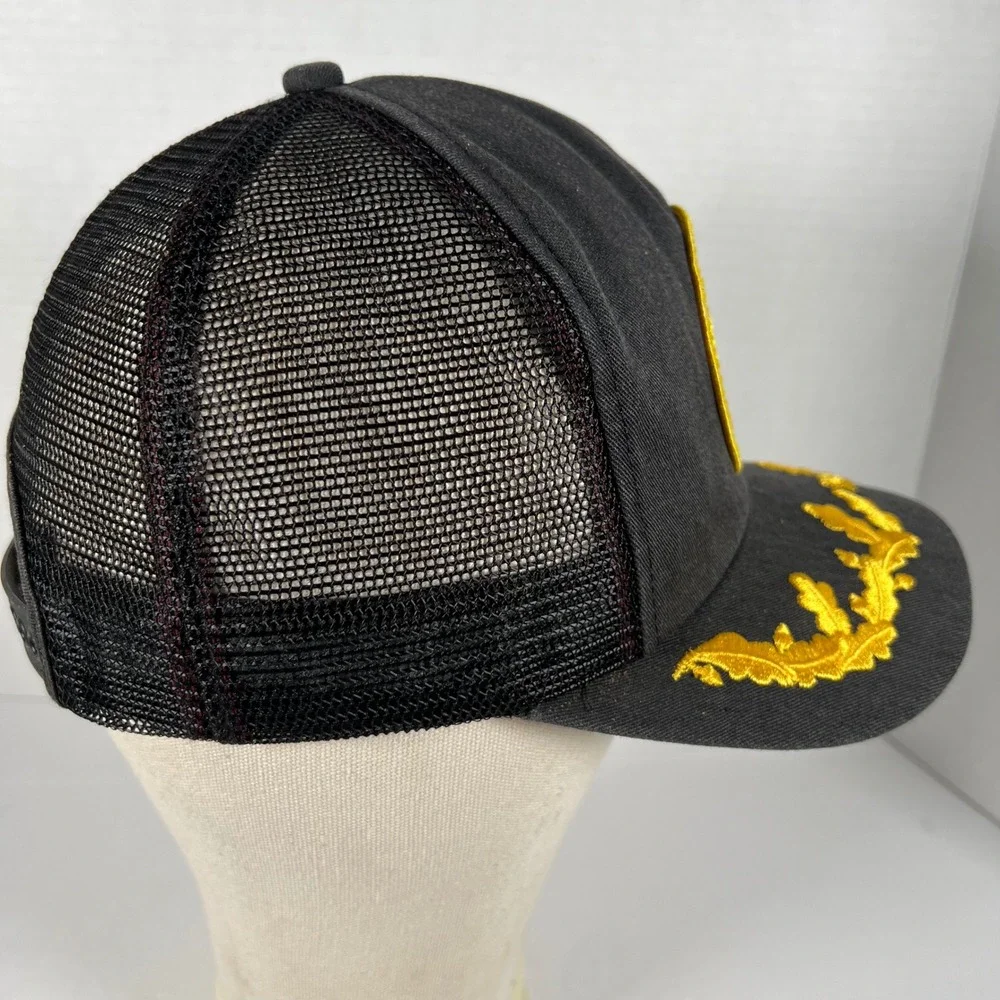Vintage NRA National Rifle Association‎ Trucker Hat Black Gold Scrambled Eggs